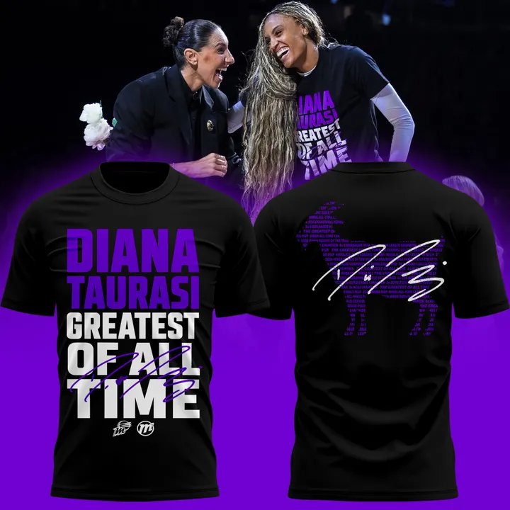 Diana Taurasi Phoenix Mercury 20 Years 1 Team Portrait Limited Edition T-Shirt