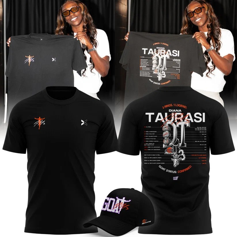 Diana Taurasi Phoenix Mercury 20 Years 1 Team Portrait Limited Edition T-Shirt