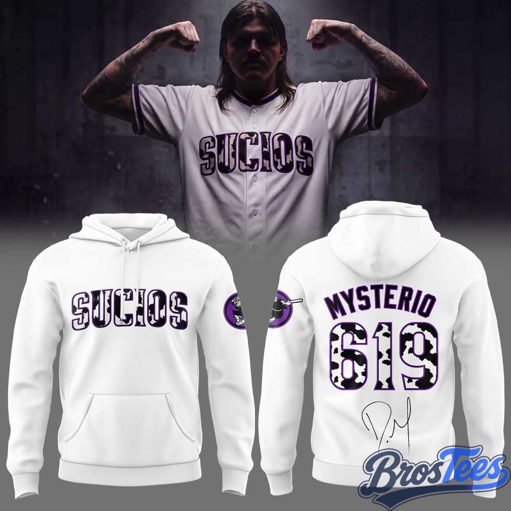 Dirty Dominik Mysterio King Of The Luchadores El Sucio de los Sucios Signed Hoodie