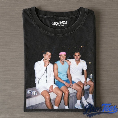 Djokovic & Nadal & Federer 2026 Middle Finger T-Shirt