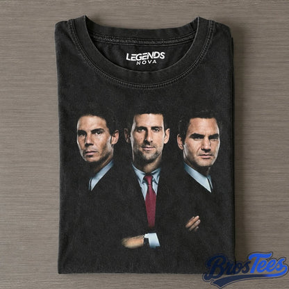 Djokovic & Nadal & Federer 2026 Middle Finger T-Shirt