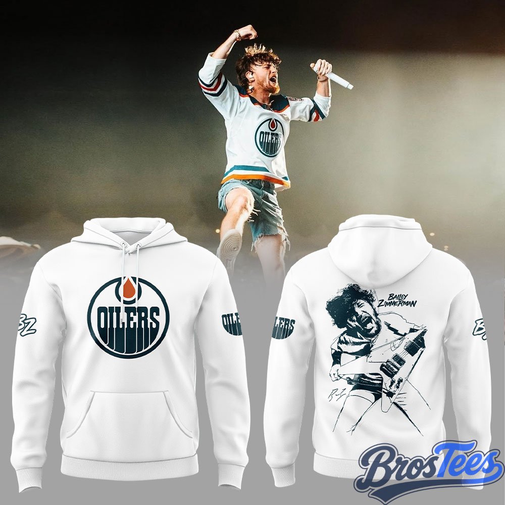 Edmonton Oilers Bailey Zimmerman Signature Hoodie