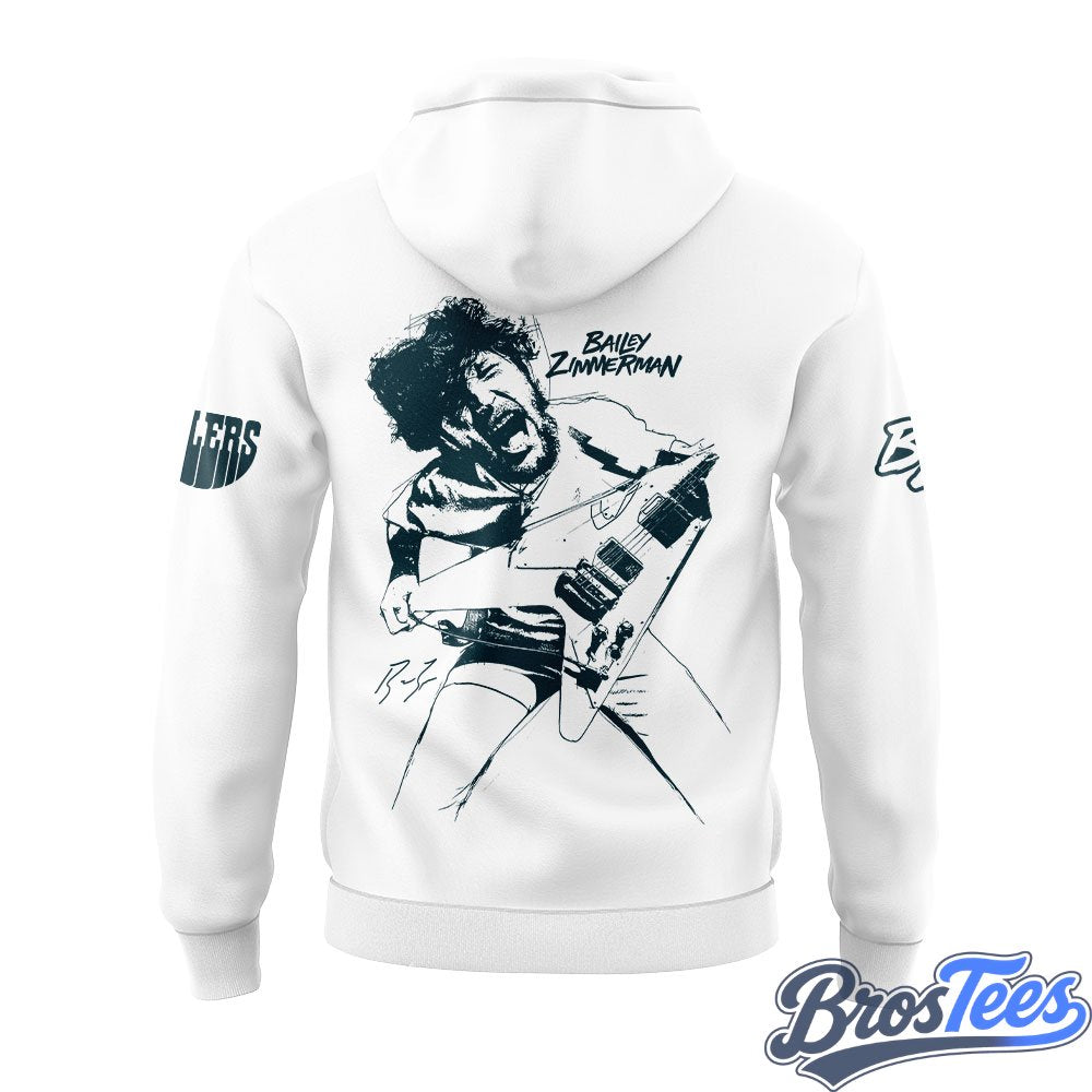 Edmonton Oilers Bailey Zimmerman Signature Hoodie