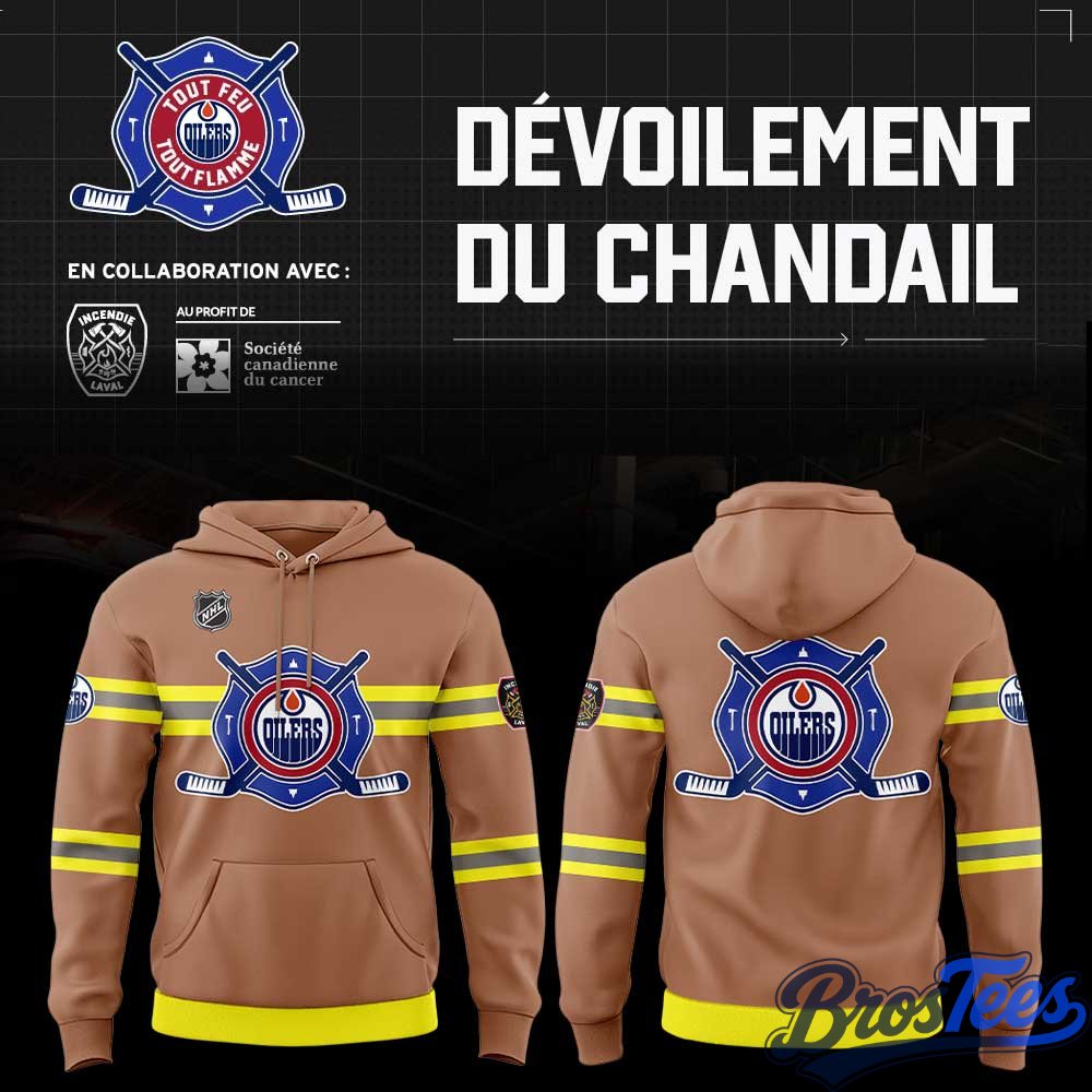 Edmonton Oilers Fire Safety Service Hoodie