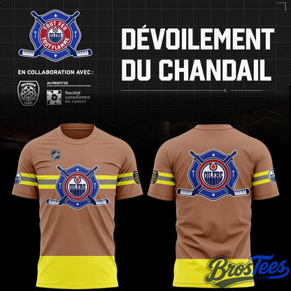 Edmonton Oilers Fire Safety Service Shirt