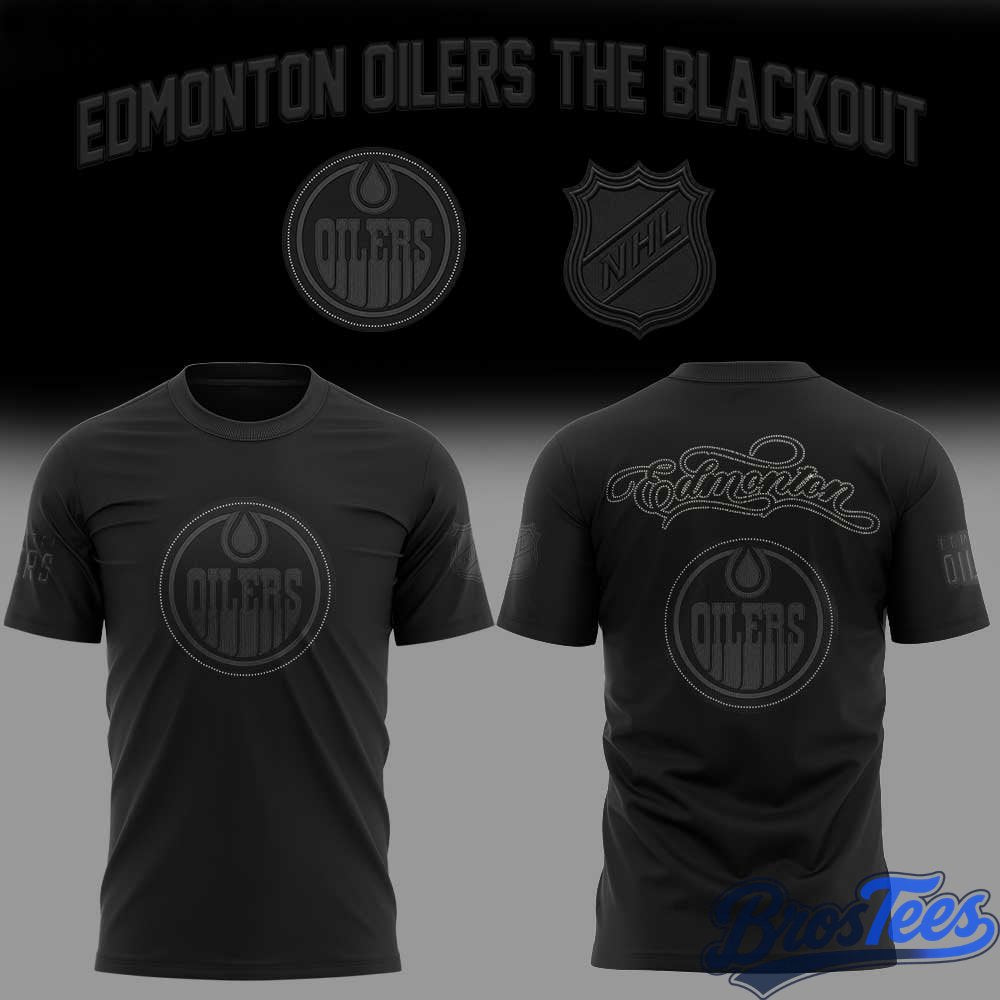Edmonton Oilers the Blackout Collection Shirt