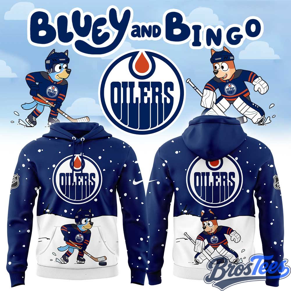 Edmonton Oilers x Bluey & Bingo Combo Hoodie