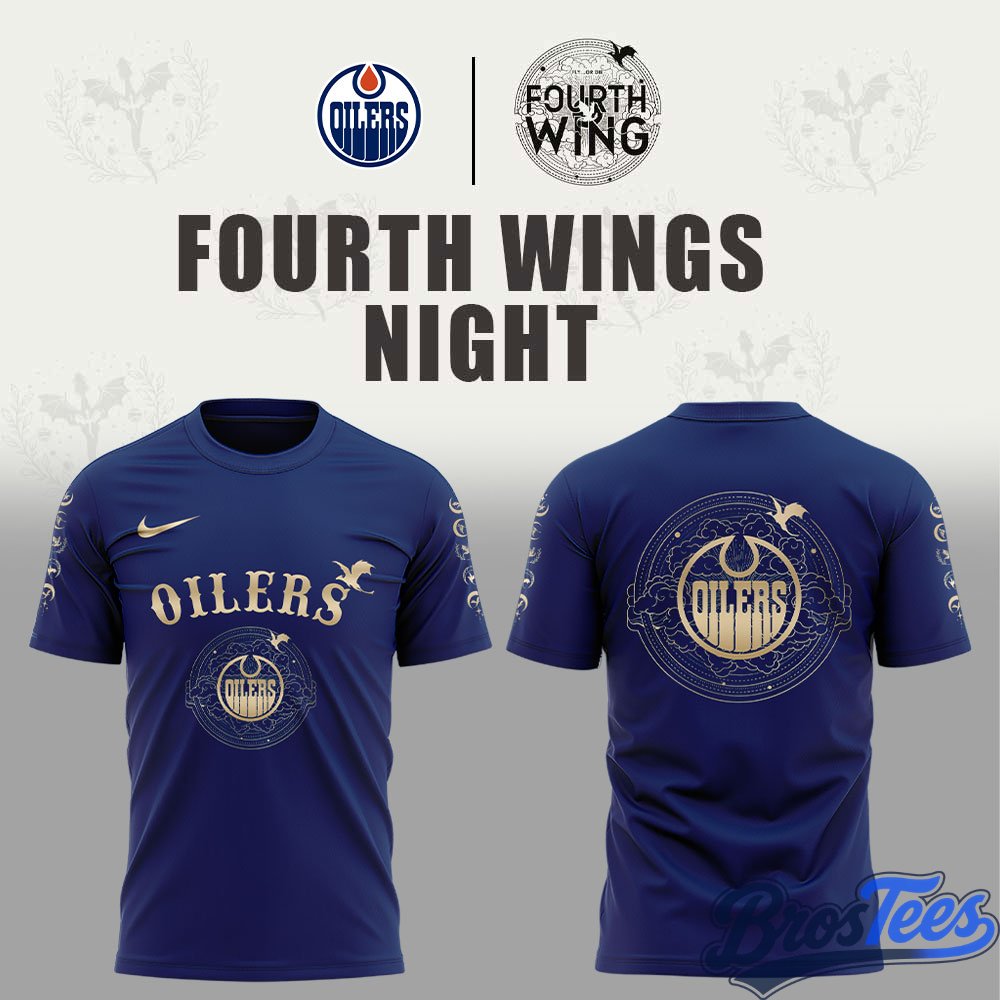 Edmonton Oilers x Fourth Wings Night 2026 Shirt