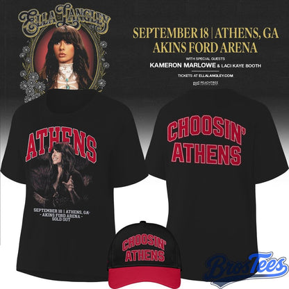 Ella Langley x Georgia Bulldogs 2026 Choosin' Athens T-Shirt