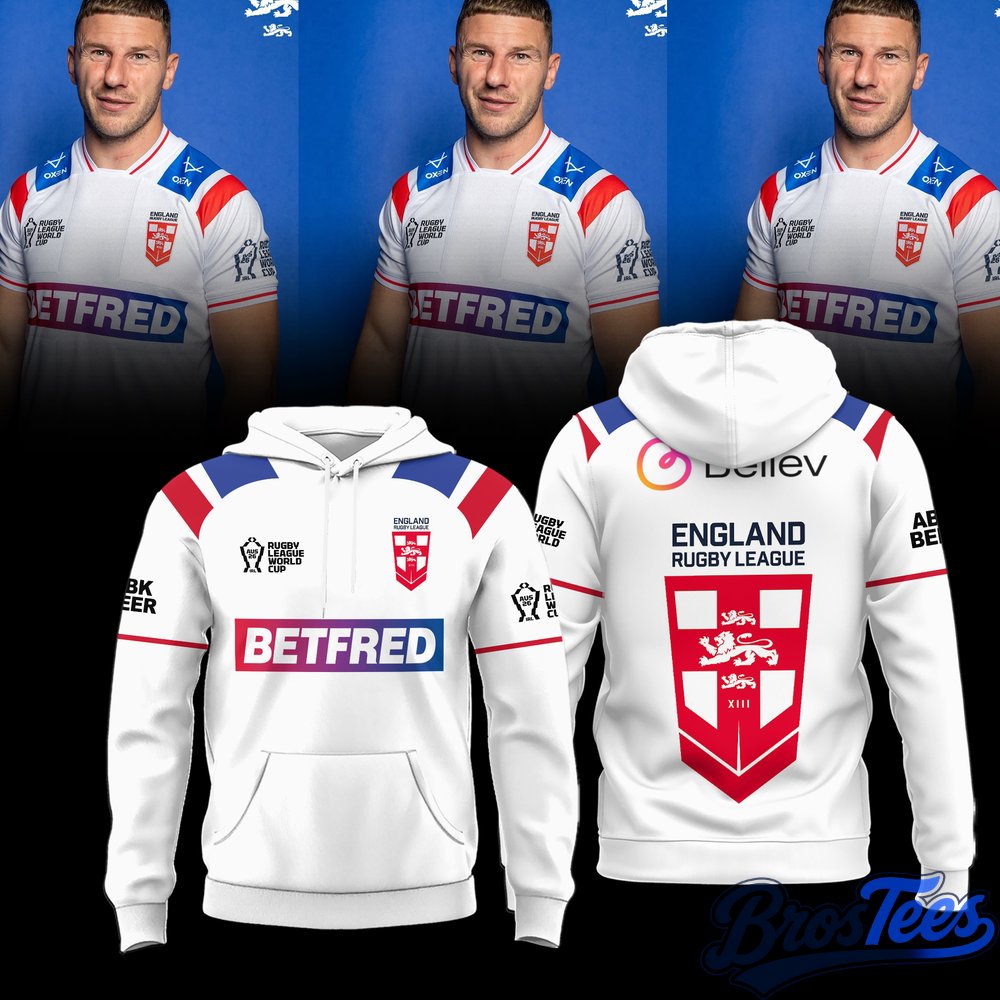 England Rugby League Rugby World Cup Hoodie