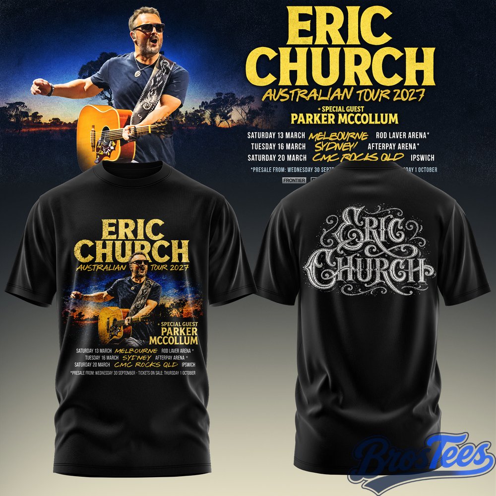 Eric Church Australian Tour 2027 T-Shirt