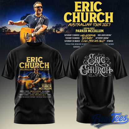 Eric Church Australian Tour 2027 T-Shirt