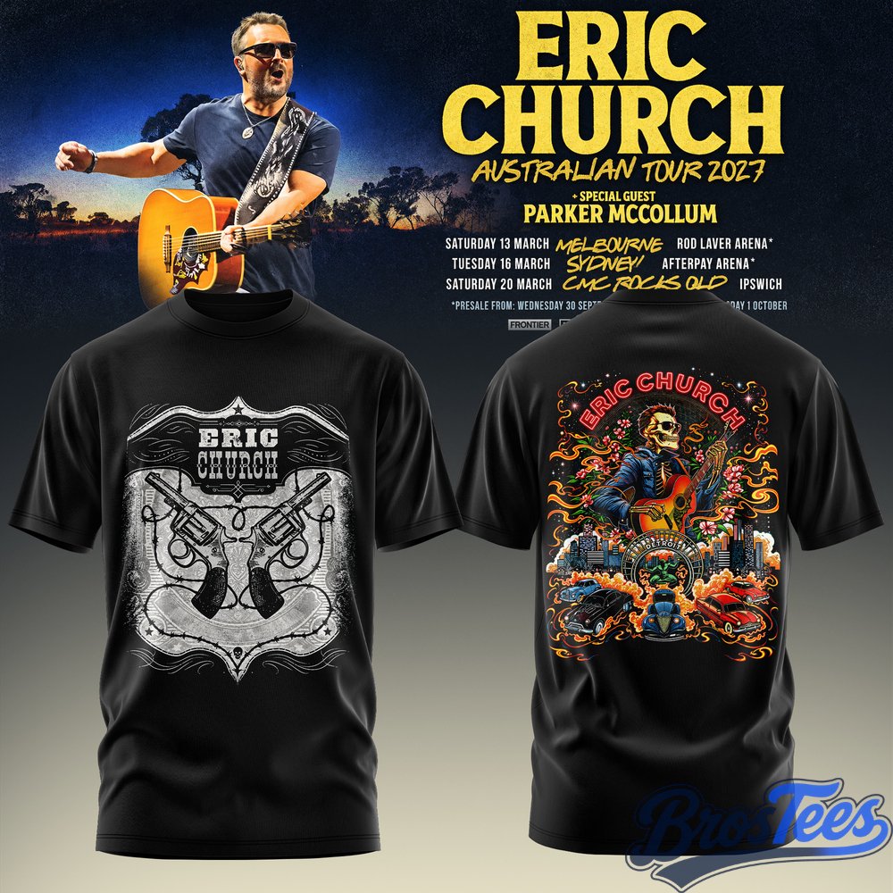 Eric Church Australian Tour 2027 T-Shirt