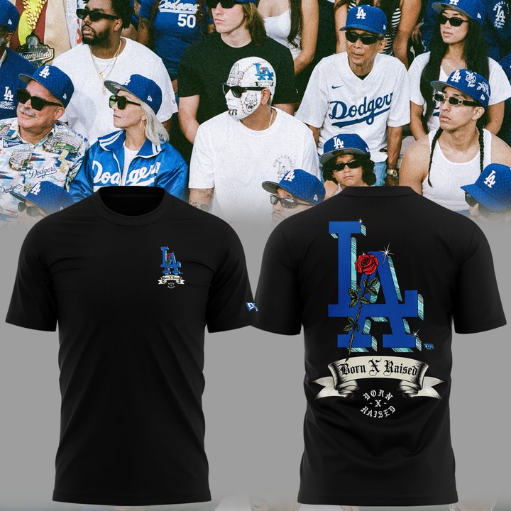 Exclusive Edition BORN X RAISED + Los Angeles Dodgers “FOREVER BLUE” Shirt