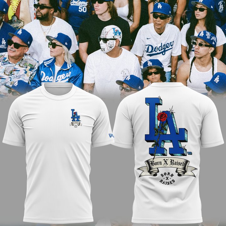 Exclusive Edition BORN X RAISED + Los Angeles Dodgers “FOREVER BLUE” Shirt
