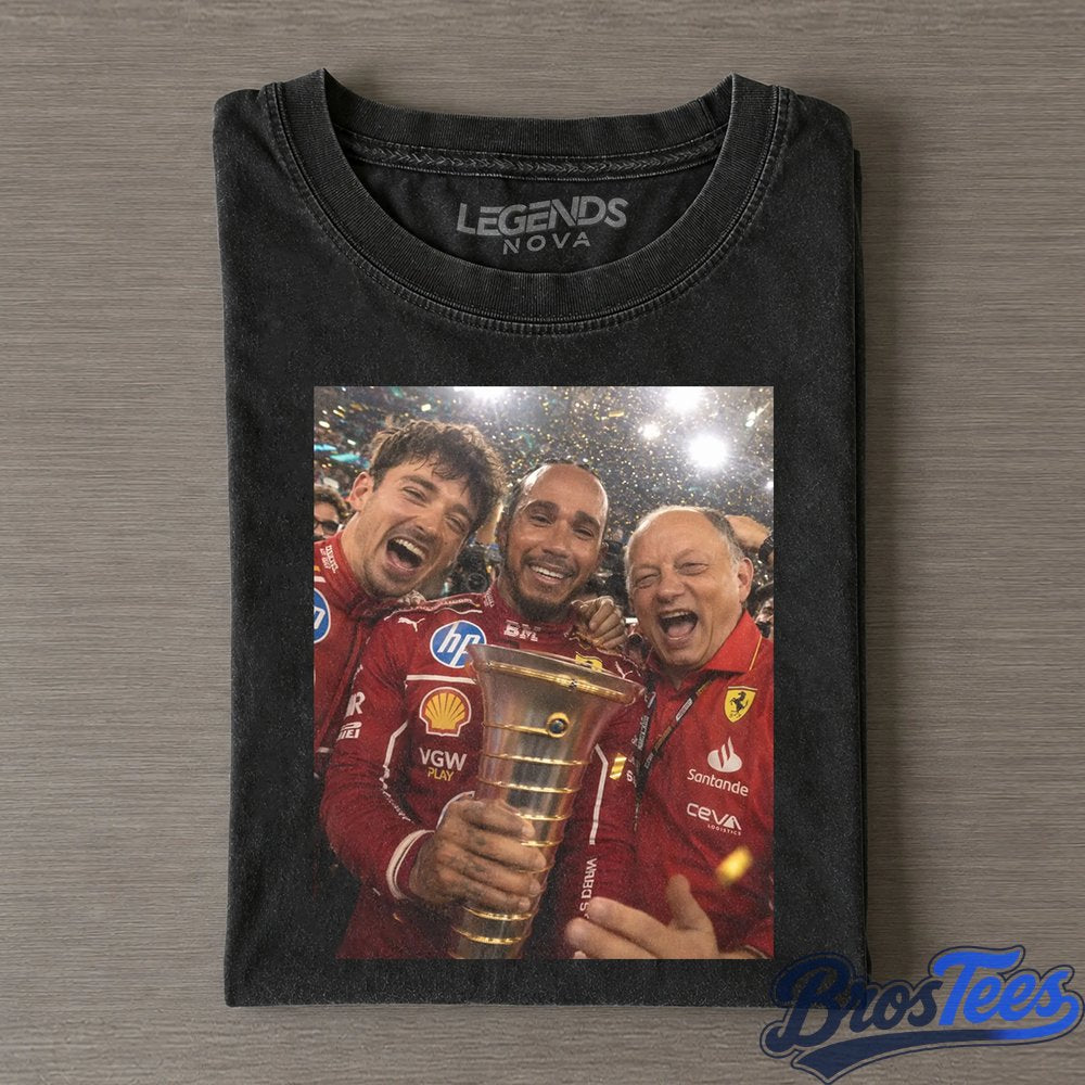 Ferrari Racing F1 Style Vintage Celebration Tee