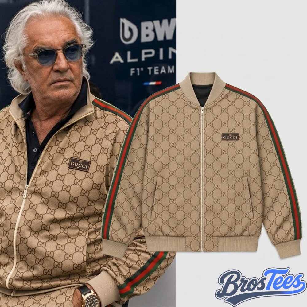 Flavio Briatore Formula One F1 Gucci Bomber Jacket