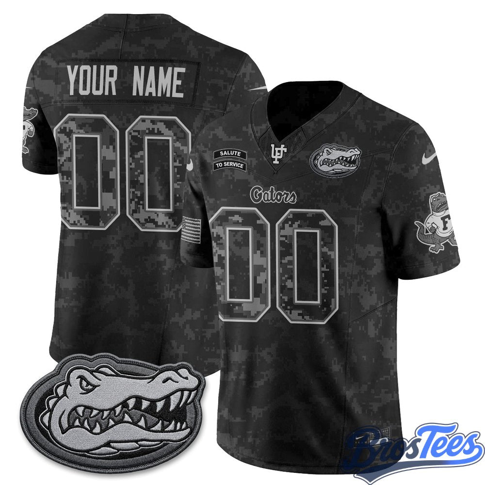 Florida Gators 2026 Salute to Service Vapor Custom Jersey - Stitched