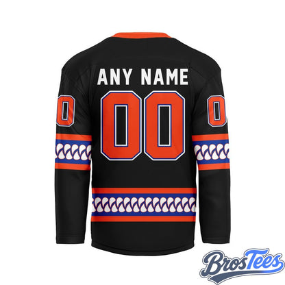 Florida Gators Personalized Black Hockey Jersey