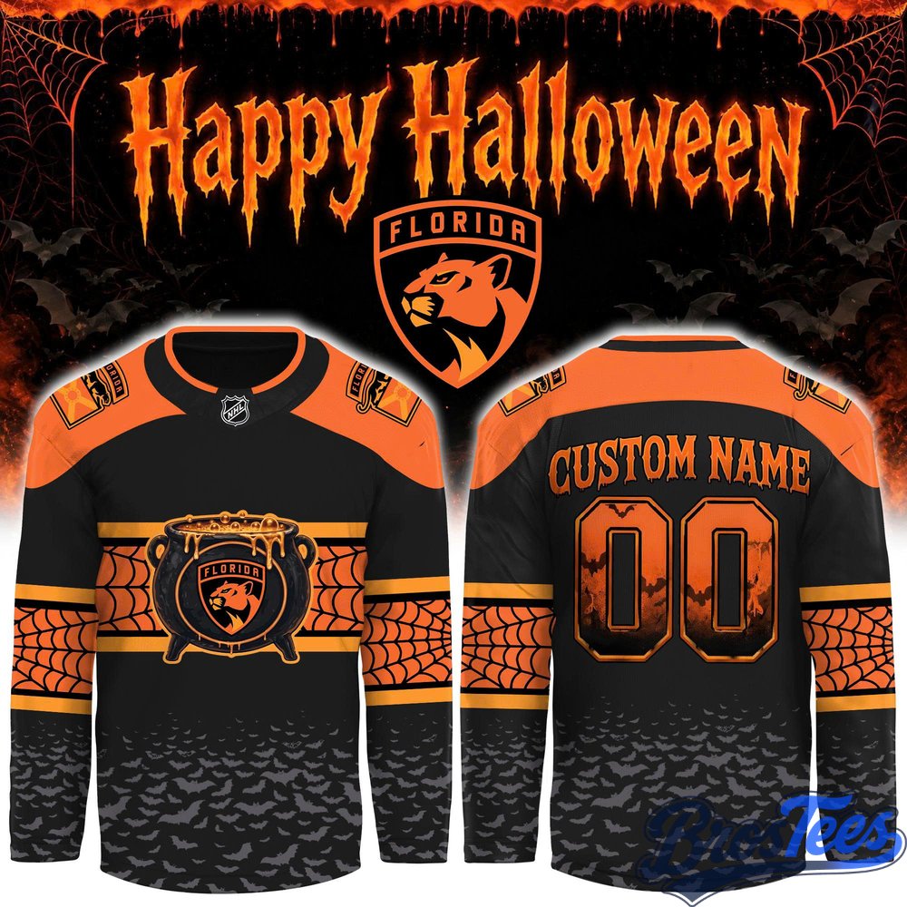 Florida Panthers x Halloween Day '26 Custom Hockey Jersey