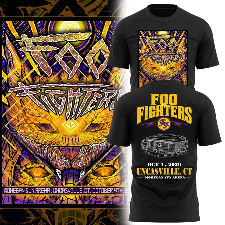 Foo Fighters Mohegan Sun Arena Uncasville CT 2026 Shirt