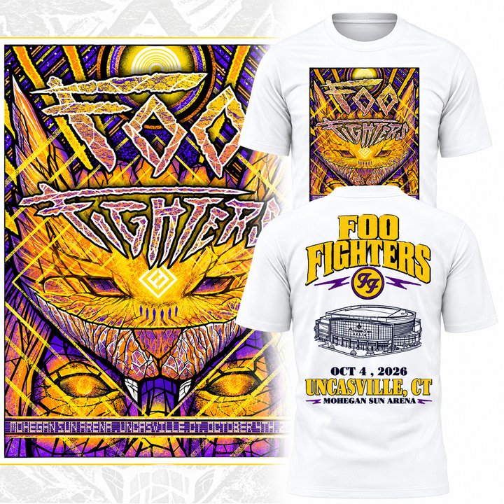 Foo Fighters Mohegan Sun Arena Uncasville CT 2026 Shirt