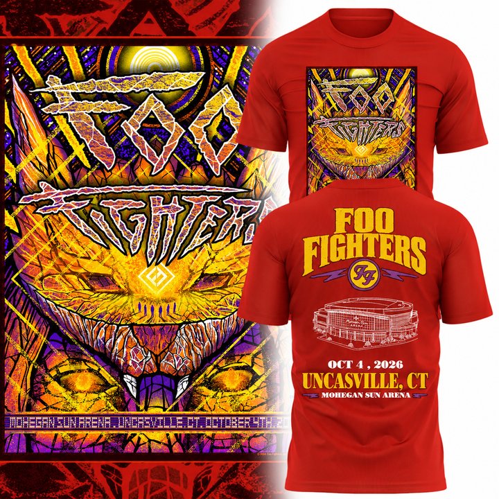 Foo Fighters Mohegan Sun Arena Uncasville CT 2026 Shirt