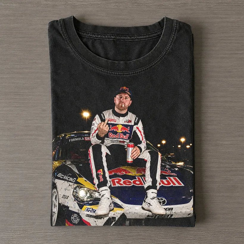 Formula Drift Conor Shanahan #79 Red Bull Car Pose Tee