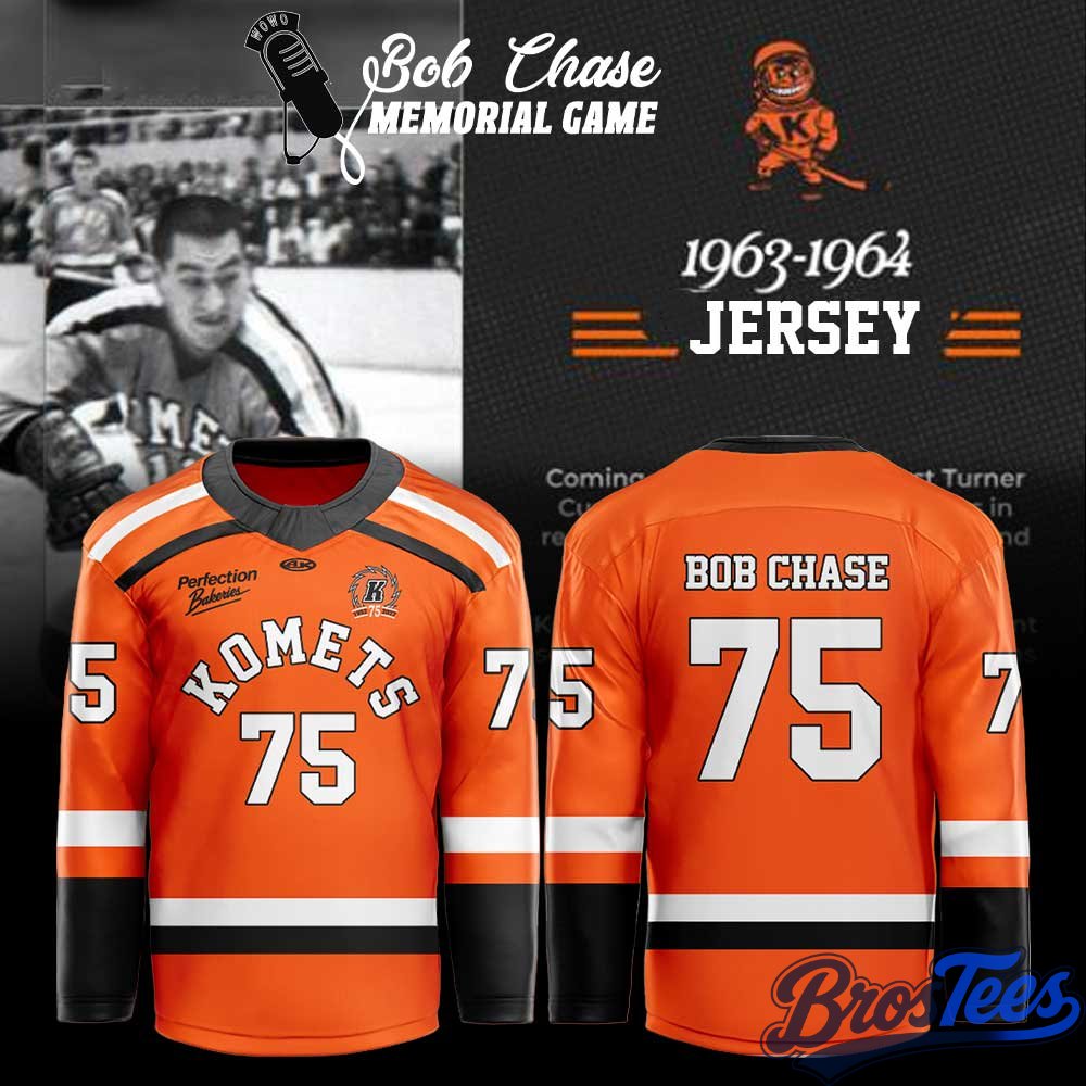 Fort Wayne Komets Bob Chase Memorial Game Hockey Jersey
