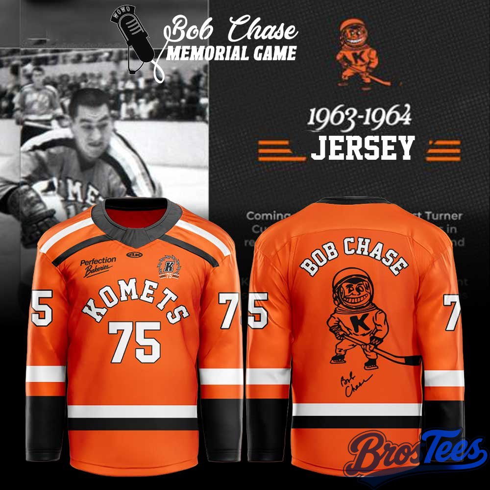 Fort Wayne Komets Bob Chase Memorial Game Hockey Jersey