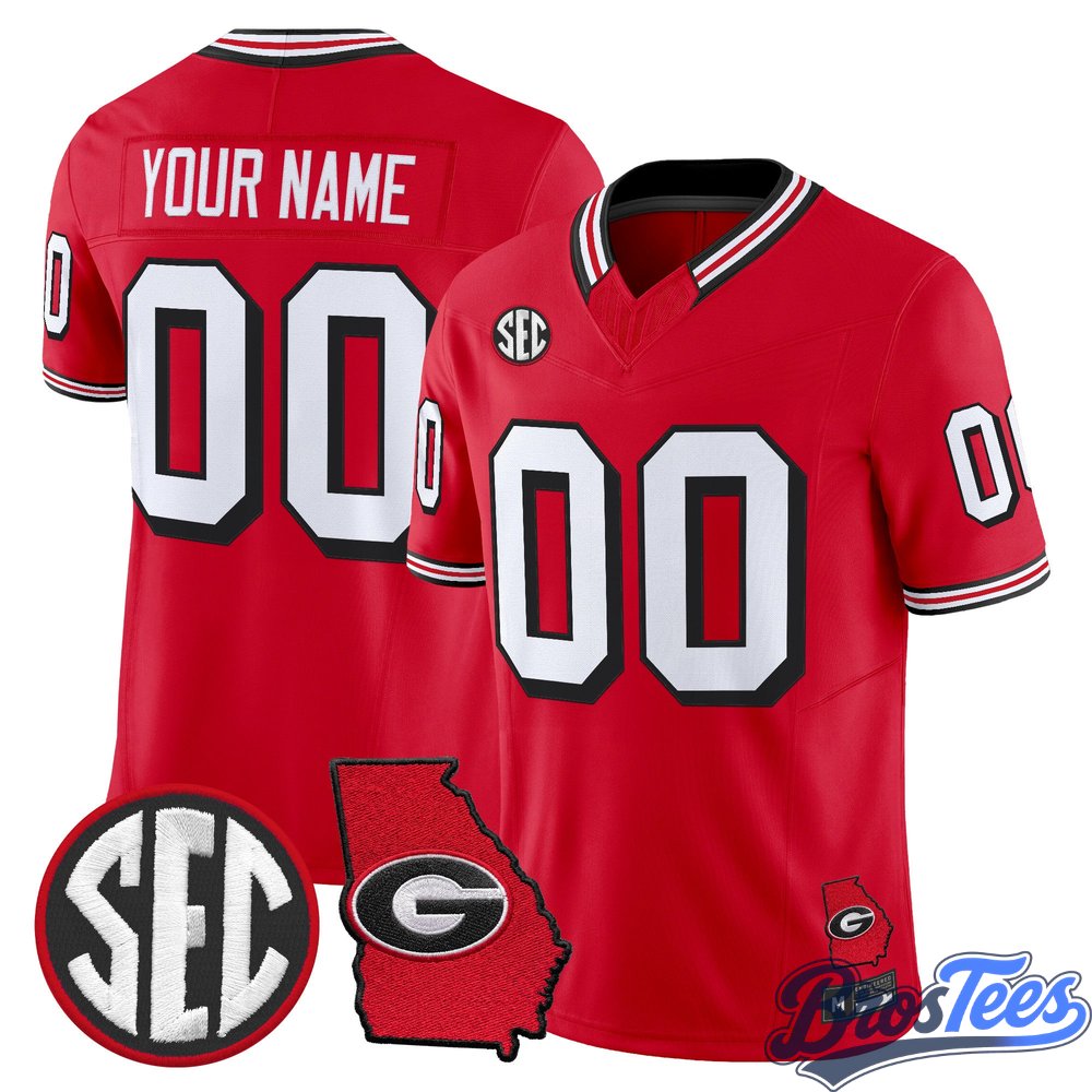 Georgia Bulldogs 1995 Throwback Vapor Limited Custom Jersey - Stitched