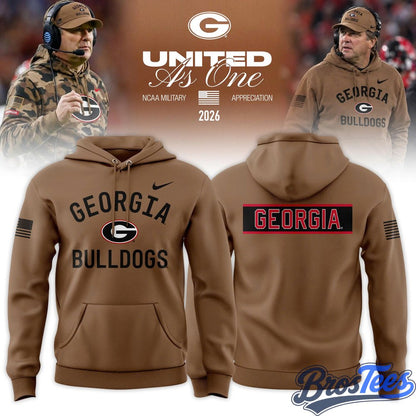 Georgia Bulldogs 2026 Military Appreciation Limited Edition Hoodie