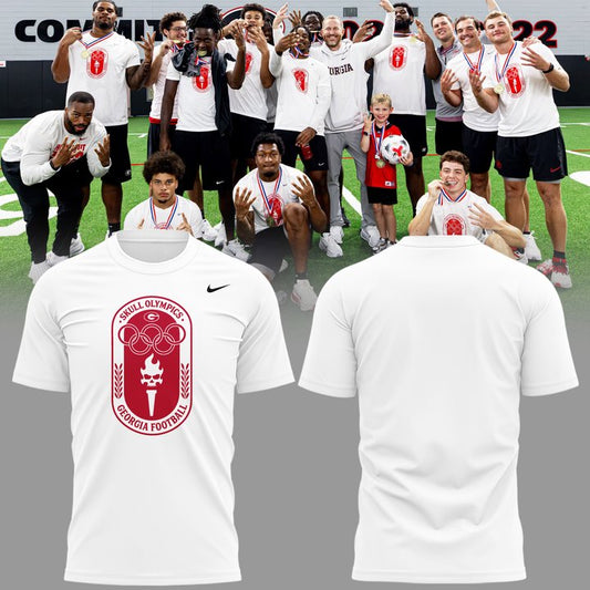 Georgia Bulldogs Skull Olympics 2026 T-Shirt