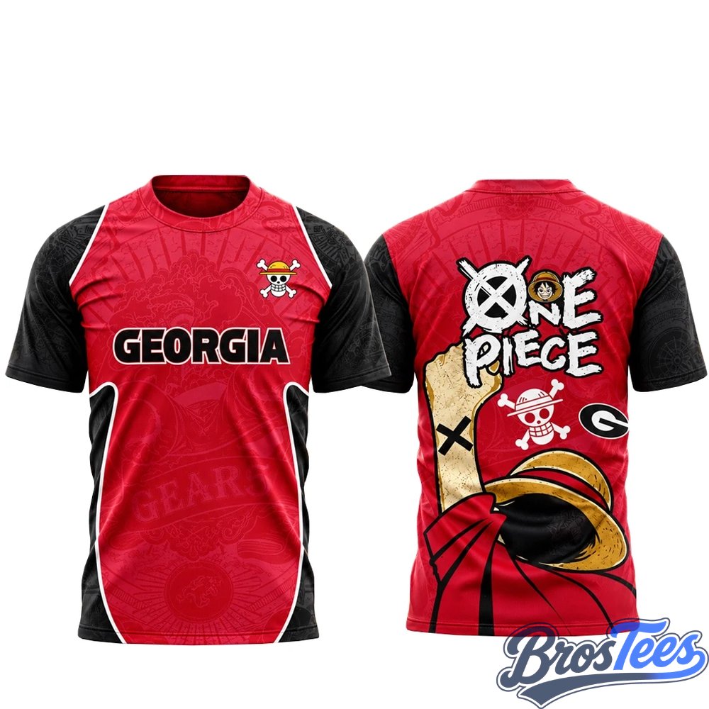Georgia Bulldogs x One Piece Night 2026 Graphic Shirt