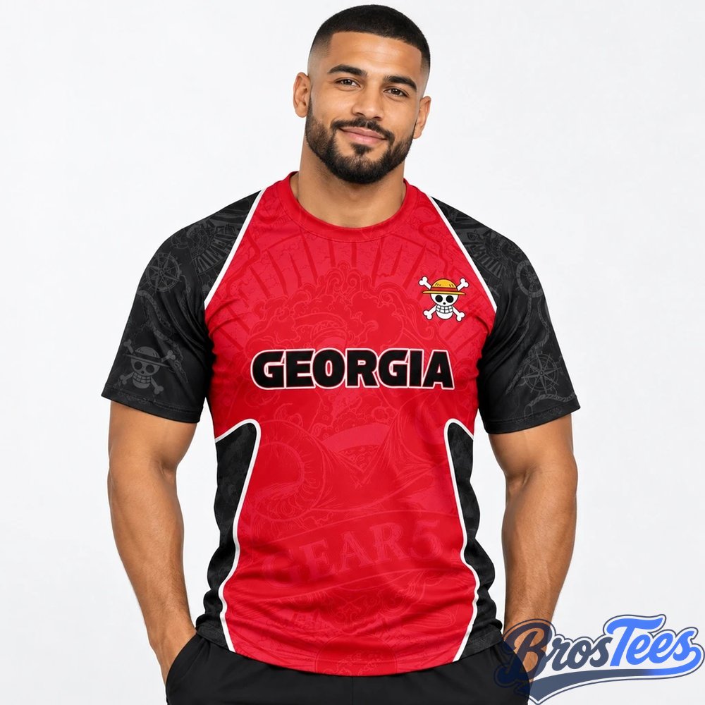 Georgia Bulldogs x One Piece Night 2026 Graphic Shirt