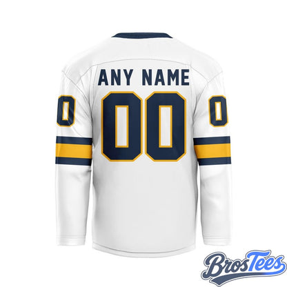 Georgia Swarm White Custom Hockey Jersey
