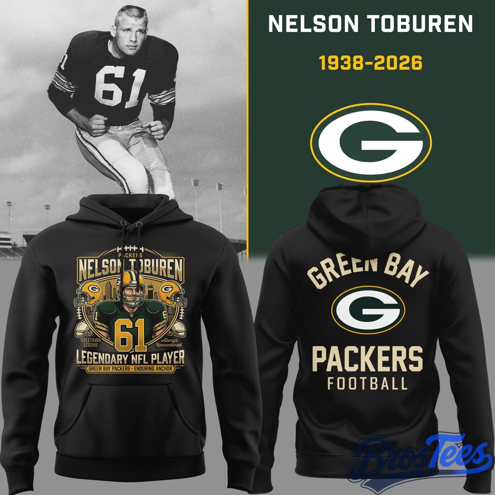 Green Bay Packers Nelson Toburen - Thank You For Memories Special Hoodie