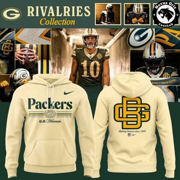 Green Bay Packers x Rivalries 2026 Hoodie - Making History Since 1919