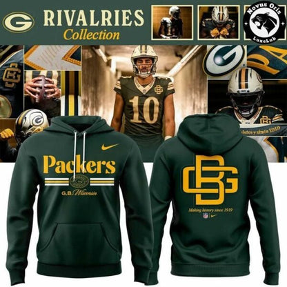 Green Bay Packers x Rivalries 2026 Hoodie - Making History Since 1919