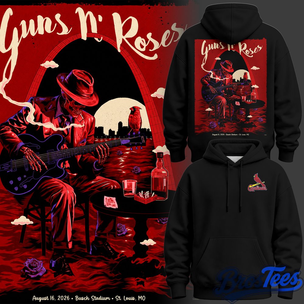 Guns N' Roses x St. Louis Cardinals Limited Edition Hoodie