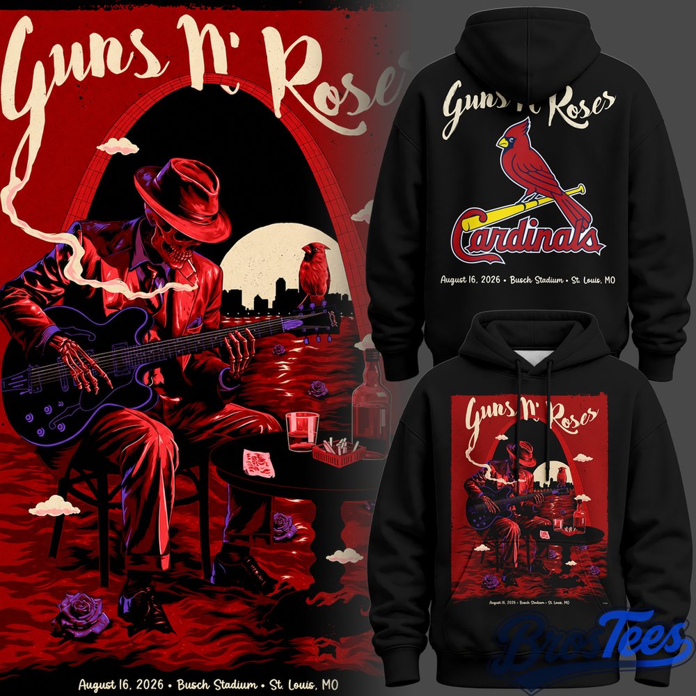 Guns N' Roses x St. Louis Cardinals Limited Edition Hoodie