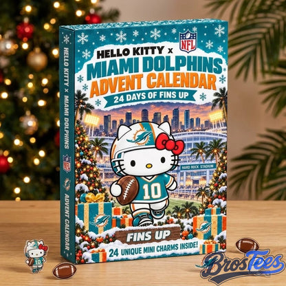 Hello Kitty x Miami Dolphins 2026 Christmas Advent Calendar
