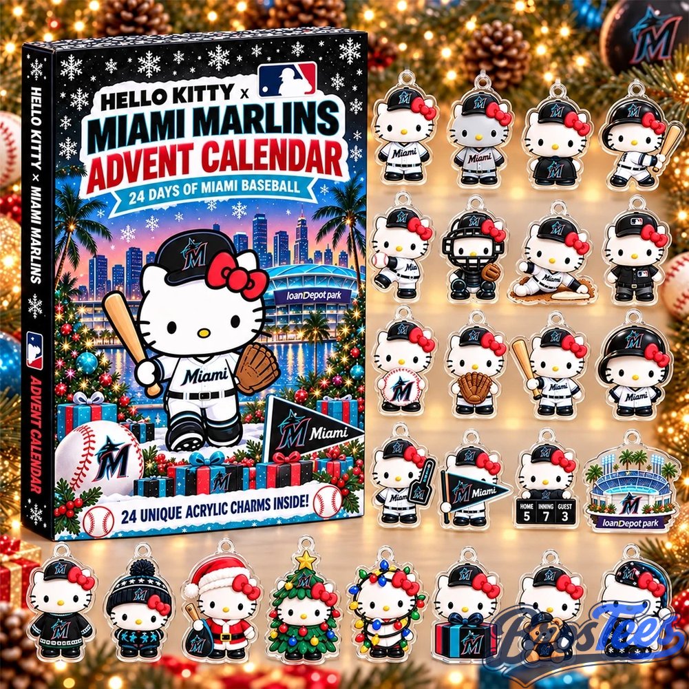 Hello Kitty x Miami Marlins 2026 Christmas Advent Calendar