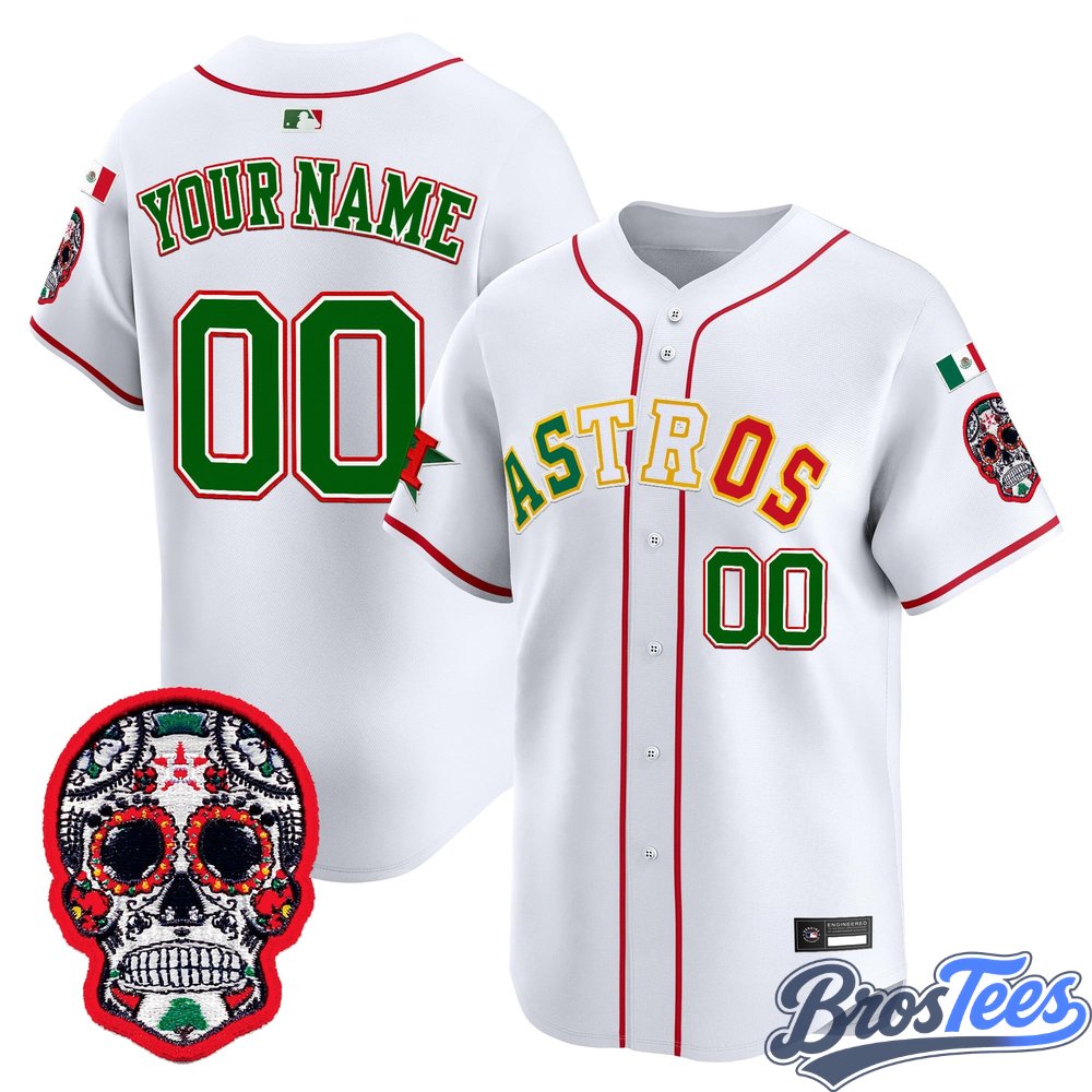 Houston Astros Mexico 2026 'Día de los Muertos Edition' Vapor Premier Limited Custom Baseball Jersey