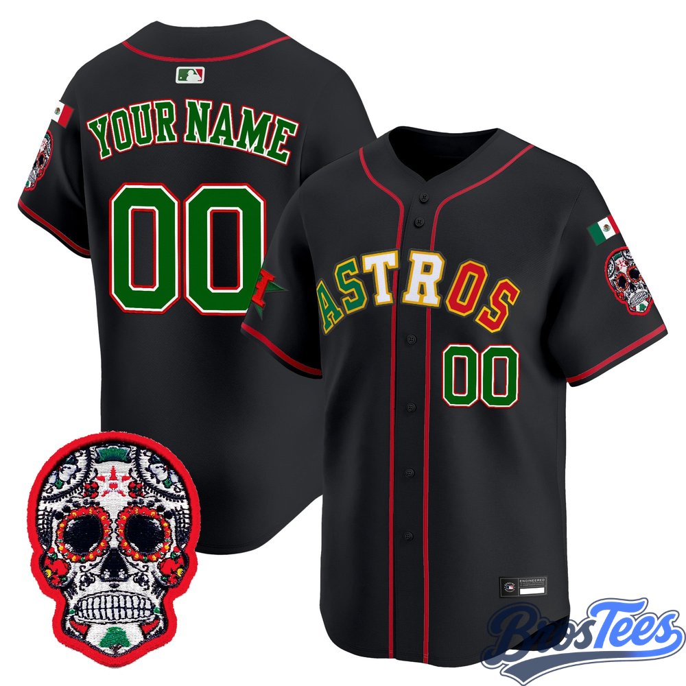 Houston Astros Mexico 2026 'Día de los Muertos Edition' Vapor Premier Limited Custom Baseball Jersey