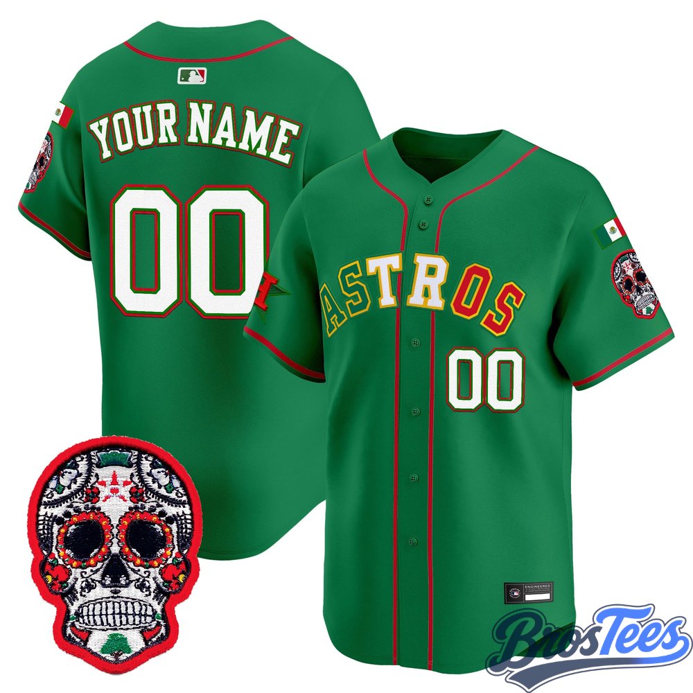 Houston Astros Mexico 2026 'Día de los Muertos Edition' Vapor Premier Limited Custom Baseball Jersey