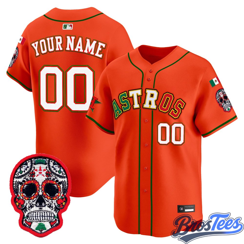 Houston Astros Mexico 2026 'Día de los Muertos Edition' Vapor Premier Limited Custom Baseball Jersey
