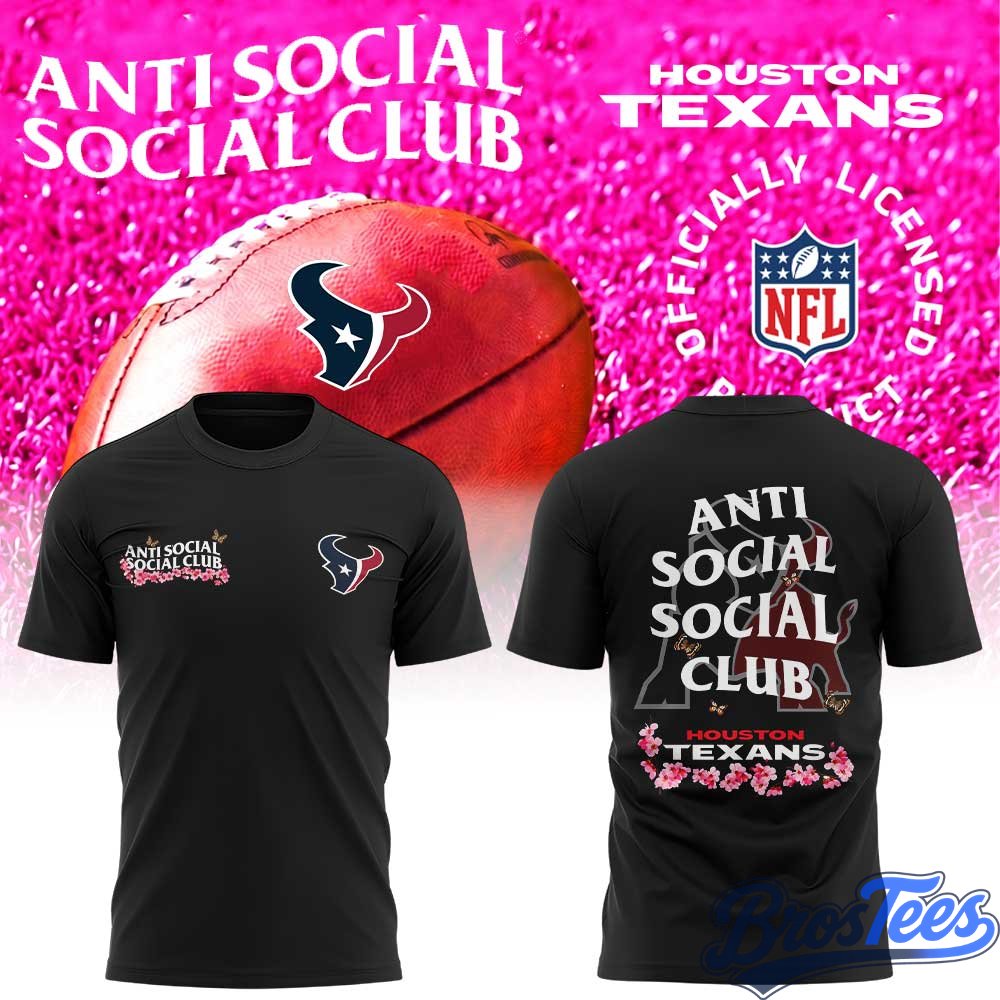 Houston Texans Anti Social Social Club x NFL Shirt