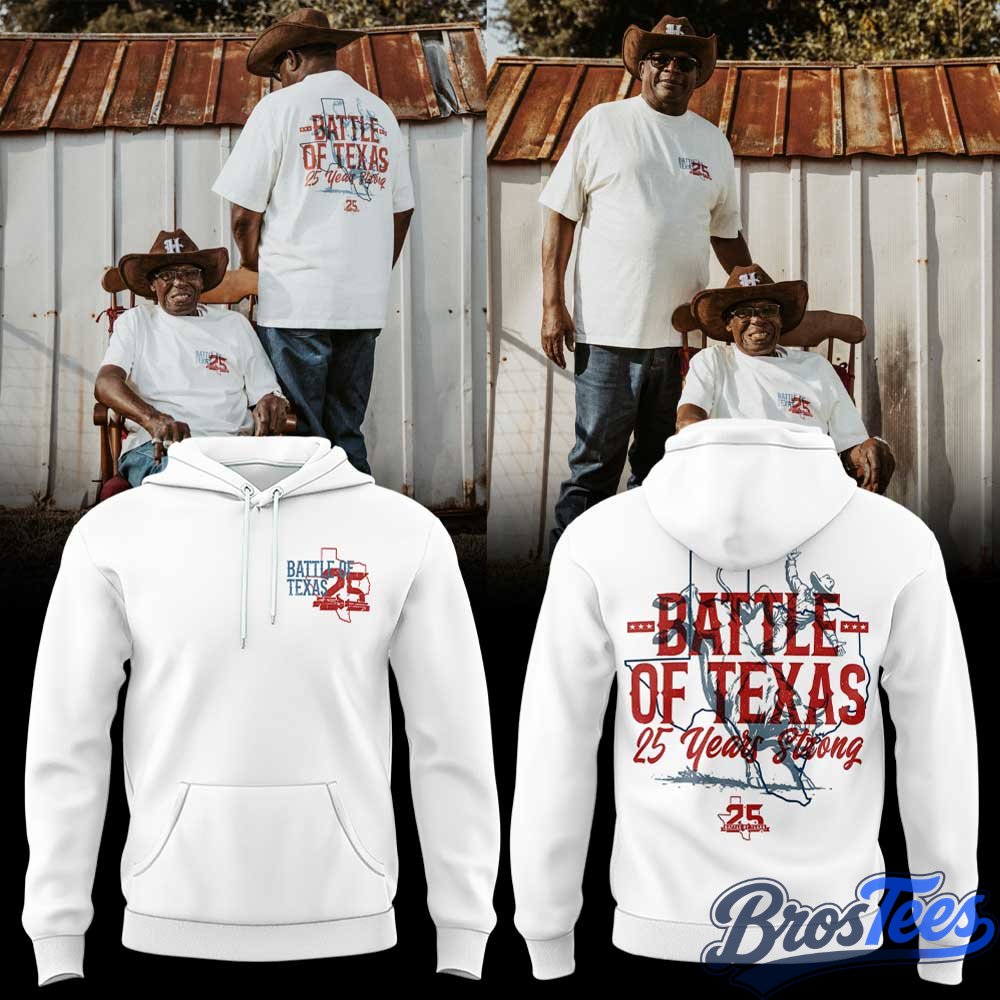 Houston Texans Battle of Texas 25 Years Strong Special Hoodie