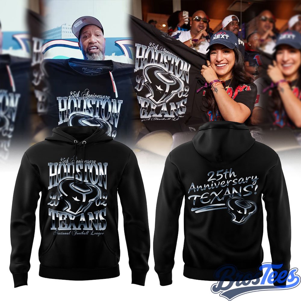 Houston Texans Built in Houston. Reppin’ H-Town for 25 seasons Hoodie